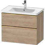 Duravit Waschtischunterschrank wandh&auml;ngend &bdquo;D-Neo&ldquo; 78,4 &times; 62,5 &times; 45,2 cm...