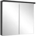 Schneider Spiegelschrank &bdquo;BORDO TW&ldquo; 895 &times; 731 &times; 178 mm in schwarz matt