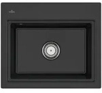 Villeroy & Boch Subway Style 60 S 336A01 Einbausp&uuml;le, 500x510mm, Pure Black