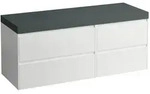 Waschtischunterbau+Waschtischplatte (MODULAR SYSTEM) LANI 495x1370x580 ohne