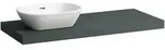 Waschtisch-Platte LANI 495x1185x65 mit Ausschnitt links inklusive 2