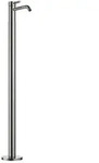 Dornbracht META Waschtisch-Einhandbatterie mit Standrohr, Dark Chrome, Ausladung 196
