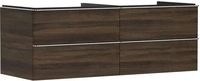 Hansgrohe 54089000, Hansgrohe Xelu Q Waschtischunterschrank Nussbaum Dunkel