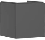 Hansgrohe Xilesa E Waschtischunterschrank, Schiefergrau Matt, 480x470 mm, 1