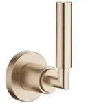 Dornbracht Tara Unterputzventil, rechtsschlie&szlig;end 3/4 - Champagne geb&uuml;rstet (22kt