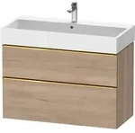 Duravit Waschtischunterschrank wandh&auml;ngend &bdquo;D-Neo&ldquo; 98,4 &times; 62,5 &times; 44,2 cm...