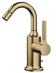 Dornbracht VAIA Bidet-Einhandbatterie mit Ablaufgarnitur - Dark Brass geb&uuml;rstet