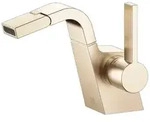 Dornbracht CL.1 Bidet-Einhandbatterie ohne Ablaufgarnitur - Champagne geb&uuml;rstet