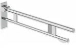 HEWI St&uuml;tzklappgriff Duo System 900 Edelstahl verchromt 850 mm