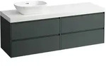 Waschtischunterbau+Waschtischplatte (MODULAR SYSTEM) LANI 495x1570x580 mit...