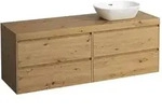 Waschtischunterbau+Waschtischplatte (MODULAR SYSTEM) LANI 495x1570x580 mit...