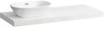 Waschtisch-Platte LANI 495x1185x65 mit Ausschnitt links inklusive 2