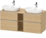 Duravit Waschtischunterschrank wandh&auml;ngend &bdquo;D-Neo&ldquo; 140 &times; 66,4 &times; 55 cm...