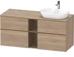 Duravit Waschtischunterschrank wandh&auml;ngend &bdquo;D-Neo&ldquo; 140 &times; 66,4 &times; 55 cm...