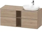 Duravit Waschtischunterschrank wandh&auml;ngend &bdquo;D-Neo&ldquo; 140 &times; 66,4 &times; 55 cm...