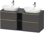Duravit Waschtischunterschrank wandh&auml;ngend &bdquo;D-Neo&ldquo; 140 &times; 66,4 &times; 55 cm...