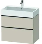Duravit Waschtischunterschrank wandh&auml;ngend &bdquo;D-Neo&ldquo; 78,4 &times; 62,5 &times; 44,2 cm Taupe
