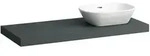 Waschtisch-Platte LANI 495x1185x65 mit Ausschnitt rechts inklusive 2