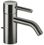Dornbracht META Waschtisch-Einhandbatterie mit Ablaufgarnitur - Dark Chrome,