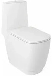 Kludi RESA S Spiralflush-Stand-WC, 68 cm, S-f&ouml;rmiger Abfluss, Mattwei&szlig;