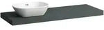 Waschtisch-Platte LANI 495x1370x65 mit Ausschnitt links inklusive 2