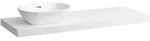 Waschtisch-Platte LANI 495x1370x65 mit Ausschnitt links inklusive 2