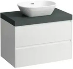 Waschtischunterbau+Waschtischplatte (MODULAR SYSTEM) LANI 495x785x580 mit...