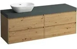 Waschtischunterbau+Waschtischplatte (MODULAR SYSTEM) LANI 495x1570x580 mit...