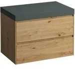 Waschtischunterbau+Waschtischplatte (MODULAR SYSTEM) LANI 495x785x580 ohne...