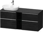 Duravit Waschtischunterschrank wandh&auml;ngend &bdquo;D-Neo&ldquo; 140 &times; 66,4 &times; 55 cm...