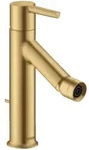 Hansgrohe AXOR Starck Bidetmischer Brushed Gold Optic Einhebelgriff, Ausladung 104