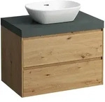 Waschtischunterbau+Waschtischplatte (MODULAR SYSTEM) LANI 495x785x580 mit...
