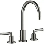 Dornbracht TARA Waschtisch-Dreilochbatterie mit Ablaufgarnitur - Dark Chrome,