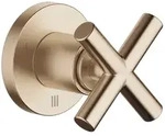Dornbracht Tara UP-Dreiwege-Umstellung Champagne geb&uuml;rstet (22kt Gold)