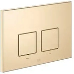 Dornbracht Bet&auml;tigungsplatte SERIENSPEZIFISCH Messing (23kt Gold), 169 x 246 x 12