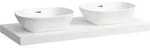 Waschtisch-Platte LANI 495x1185x65 mit Ausschnitt links und rechts inklusive 2