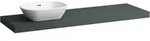 Waschtisch-Platte LANI 495x1570x65 mit Ausschnitt links inklusive 3