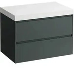 Waschtischunterbau+Waschtischplatte (MODULAR SYSTEM) LANI 495x785x580 ohne...