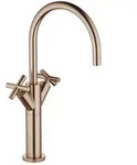 Dornbracht TARA Waschtisch-Einlochbatterie Bronze geb&uuml;rstet, Ausladung 200 mm,