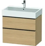 Duravit Waschtischunterschrank wandh&auml;ngend &bdquo;D-Neo&ldquo; 78,4 &times; 62,5 &times; 44,2 cm Eiche