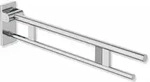 HEWI St&uuml;tzklappgriff Duo Design A, Edelstahl verchromt, Ausladung 850 mm