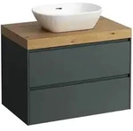 Waschtischunterbau+Waschtischplatte (MODULAR SYSTEM) LANI 495x785x580 mit...