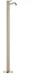 Dornbracht META Waschtisch-Einhandbatterie mit Standrohr, Light Gold geb&uuml;rstet,