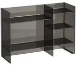Laufen Regal &bdquo;Kartell&ldquo; 260 &times; 530 &times; 750 mm in Rauchgrau