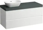 Waschtischunterbau+Waschtischplatte (MODULAR SYSTEM) LANI 495x1185x580 mit...