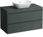 Waschtischunterbau+Waschtischplatte (MODULAR SYSTEM) LANI 495x985x580 mit...