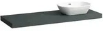 Waschtisch-Platte LANI 495x1370x65 mit Ausschnitt rechts inklusive 2