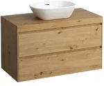 Waschtischunterbau+Waschtischplatte (MODULAR SYSTEM) LANI 495x985x580 mit...