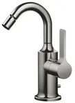 Dornbracht VAIA Bidet-Einhandbatterie mit Ablaufgarnitur - Dark Chrome, Ausladung 104