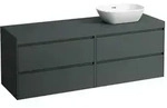 Waschtischunterbau+Waschtischplatte (MODULAR SYSTEM) LANI 495x1570x580 mit...